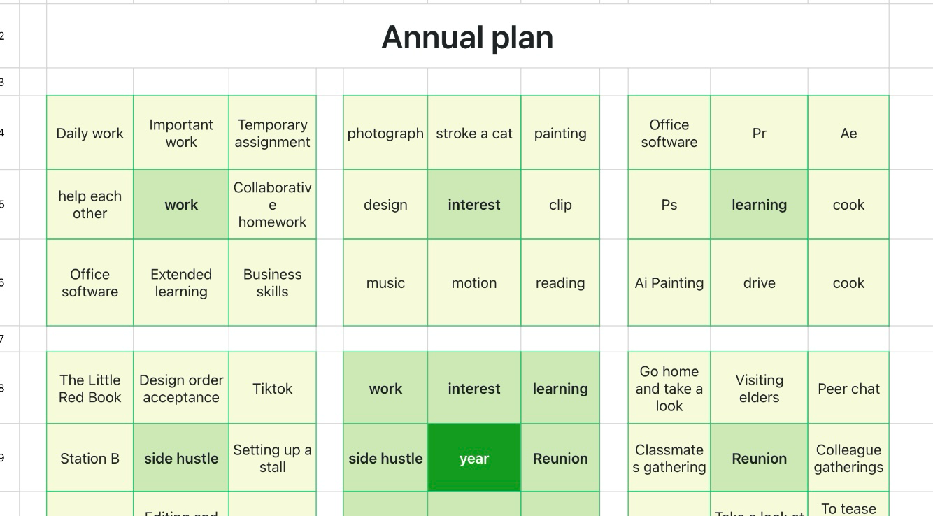Annual plan 1